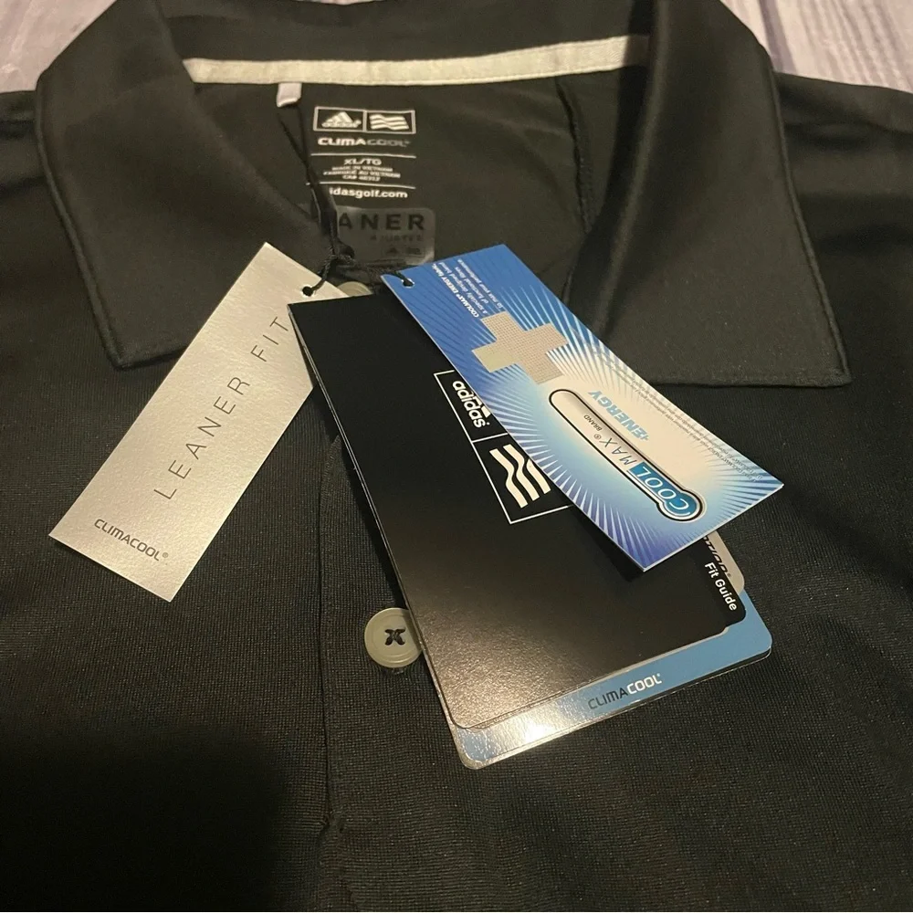 NWT Men's Adidas Climacool Golf Shirt - Picture 2 of 6
